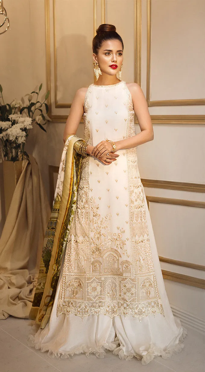 Anaya by Kiran Chaudhry Luxury Festive Collection 2018 – White Fantasy ALF-02