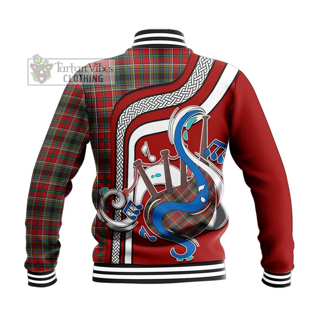 Anderson of Arbrake Tartan Baseball Jacket with Epic Bagpipe Style