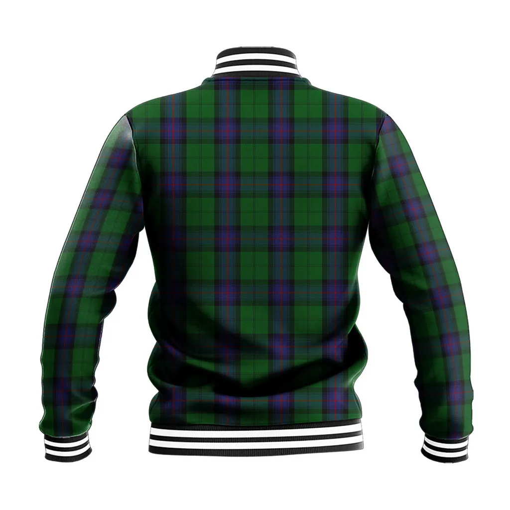 Armstrong Tartan Baseball Jacket with Family Crest