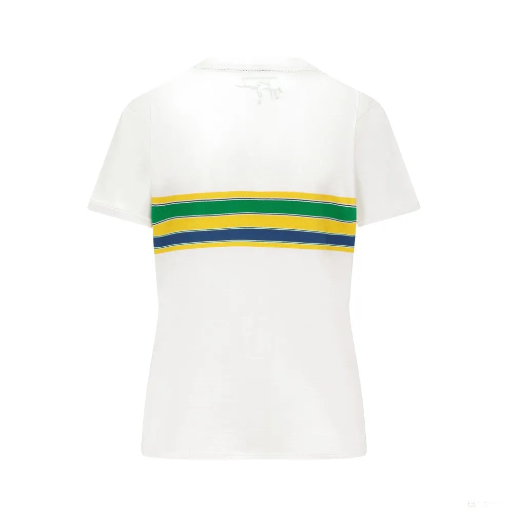 Ayrton Senna  Womens Stripe T-shirt 2022