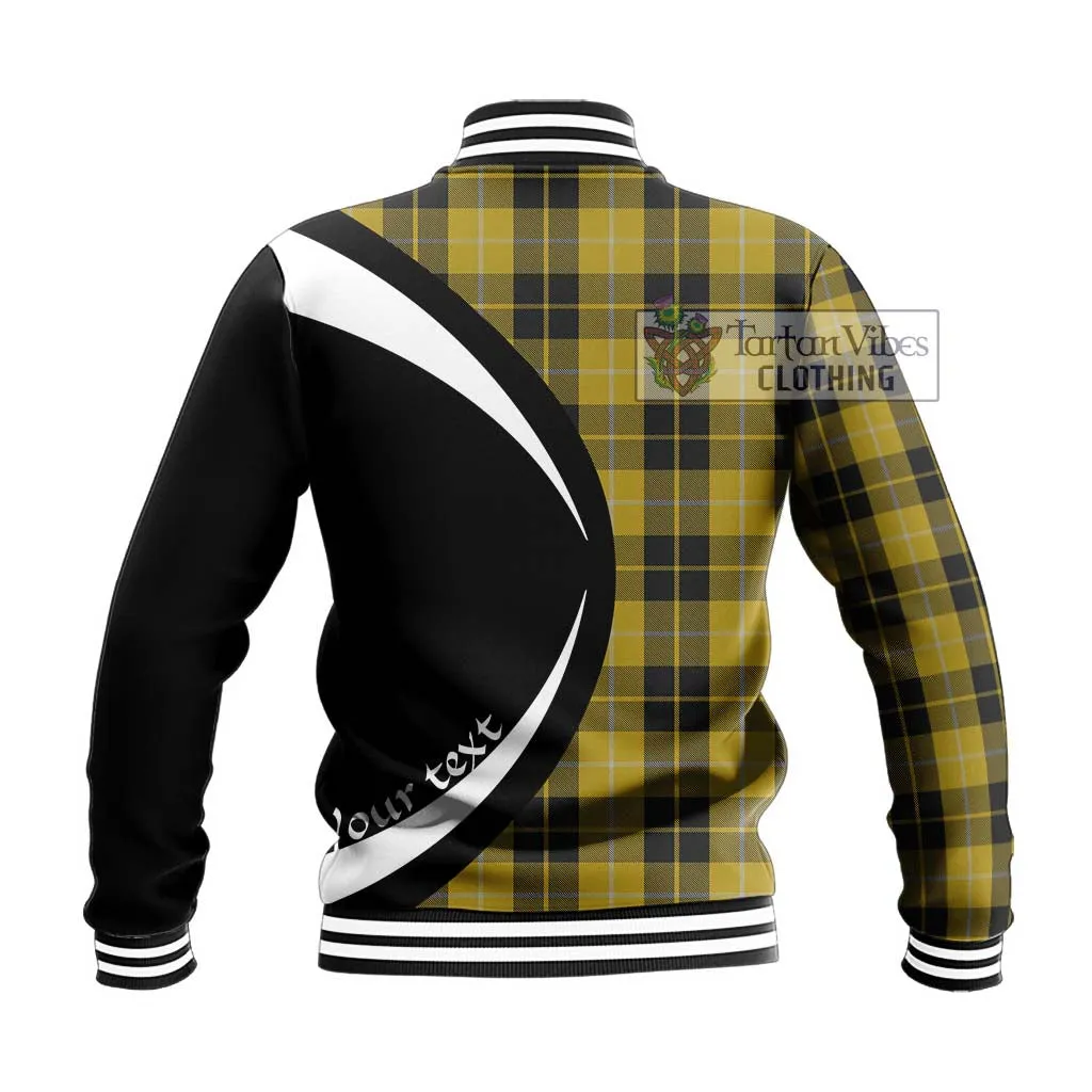 Barclay Dress Tartan Baseball Jacket with Family Crest Circle Style