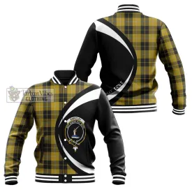 Barclay Dress Tartan Baseball Jacket with Family Crest Circle Style