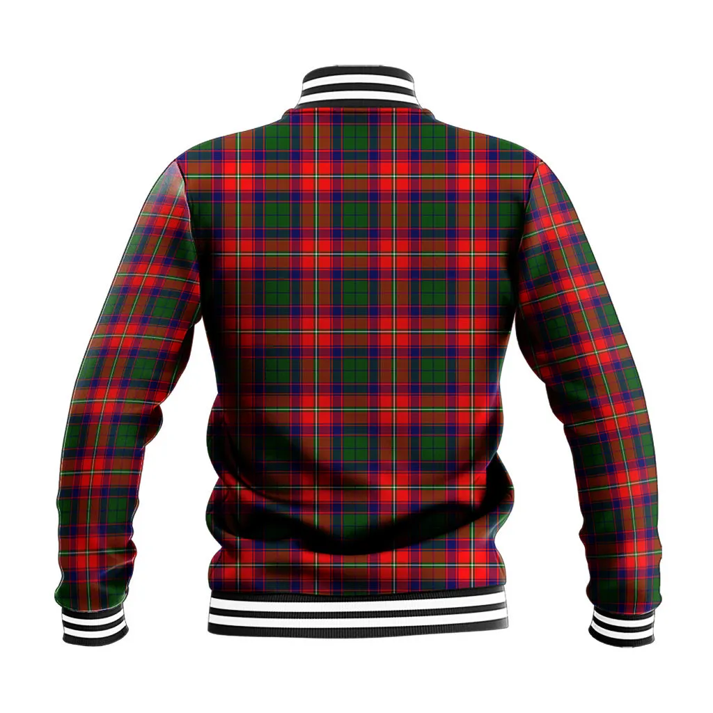 Belshes Tartan Baseball Jacket with Family Crest