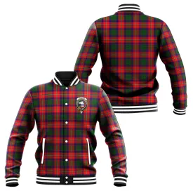 Belshes Tartan Baseball Jacket with Family Crest