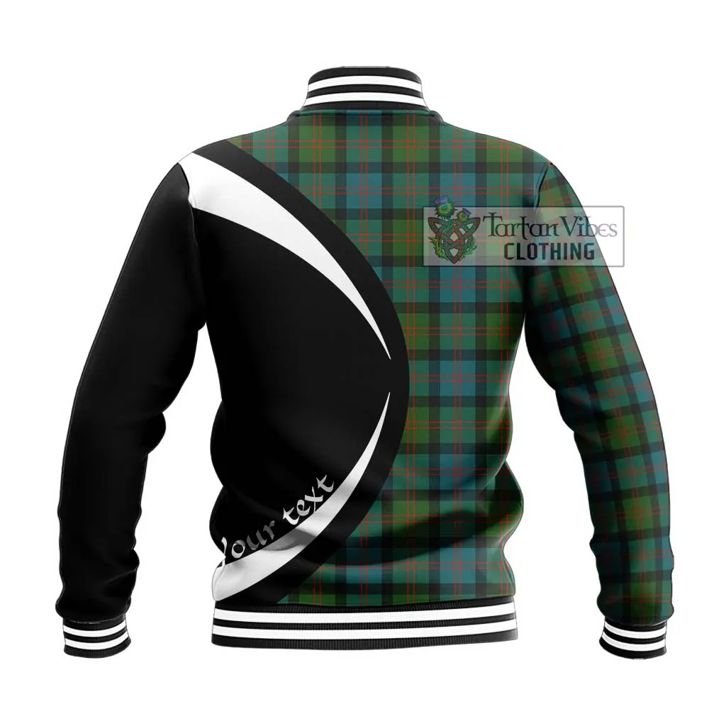 Blair Ancient Tartan Baseball Jacket with Family Crest Circle Style