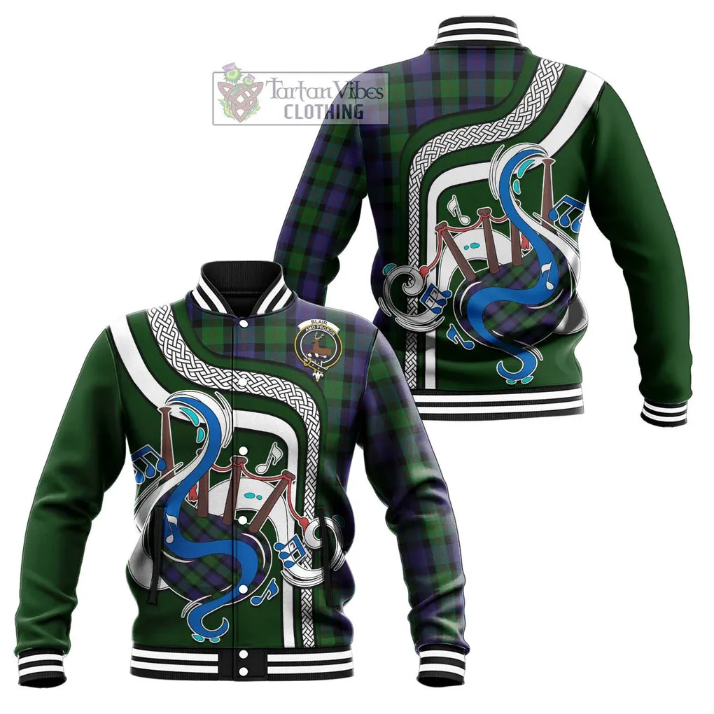 Blair Tartan Baseball Jacket with Epic Bagpipe Style