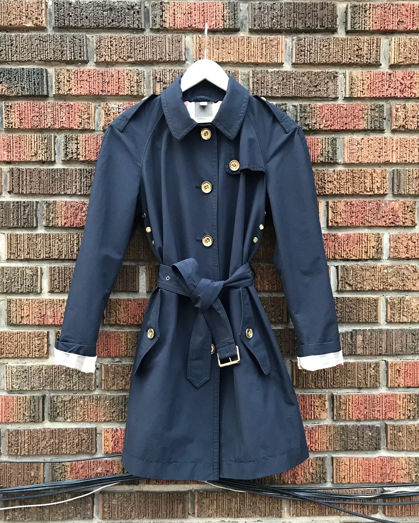 BURBERRY Brit Balmoral Belted Trench Coat