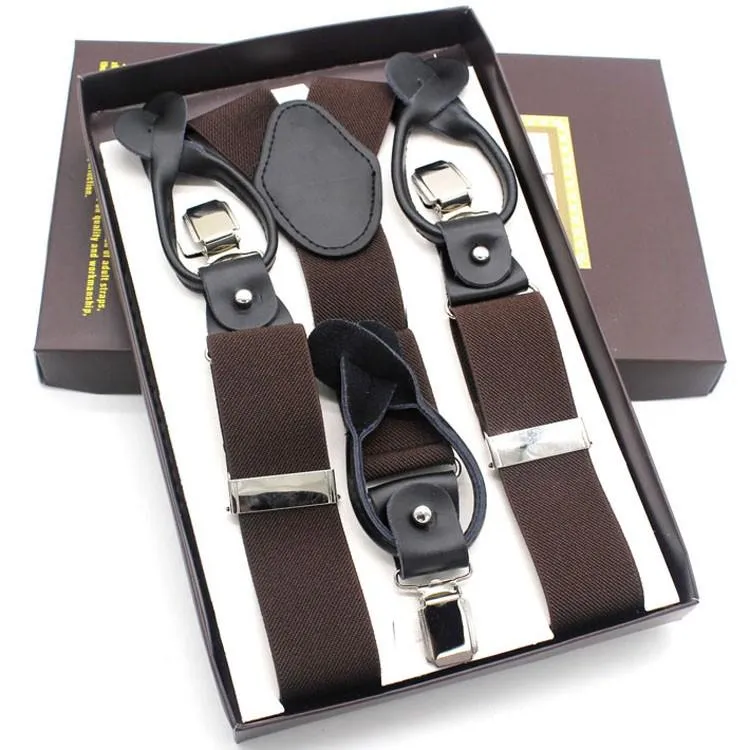 Button Suspenders for Men