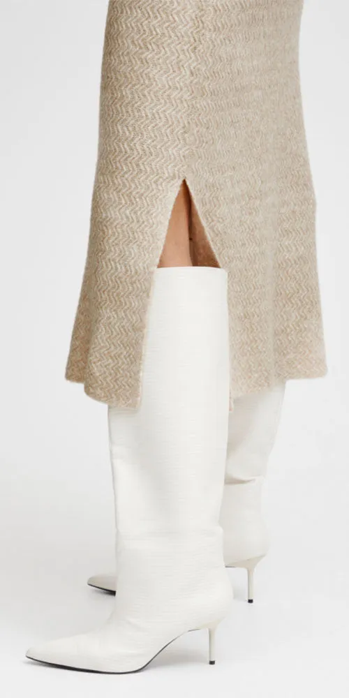 B.Young Textured Skirt, birch