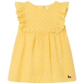 Carrément Beau Dress Summer Infant Straw Yellow