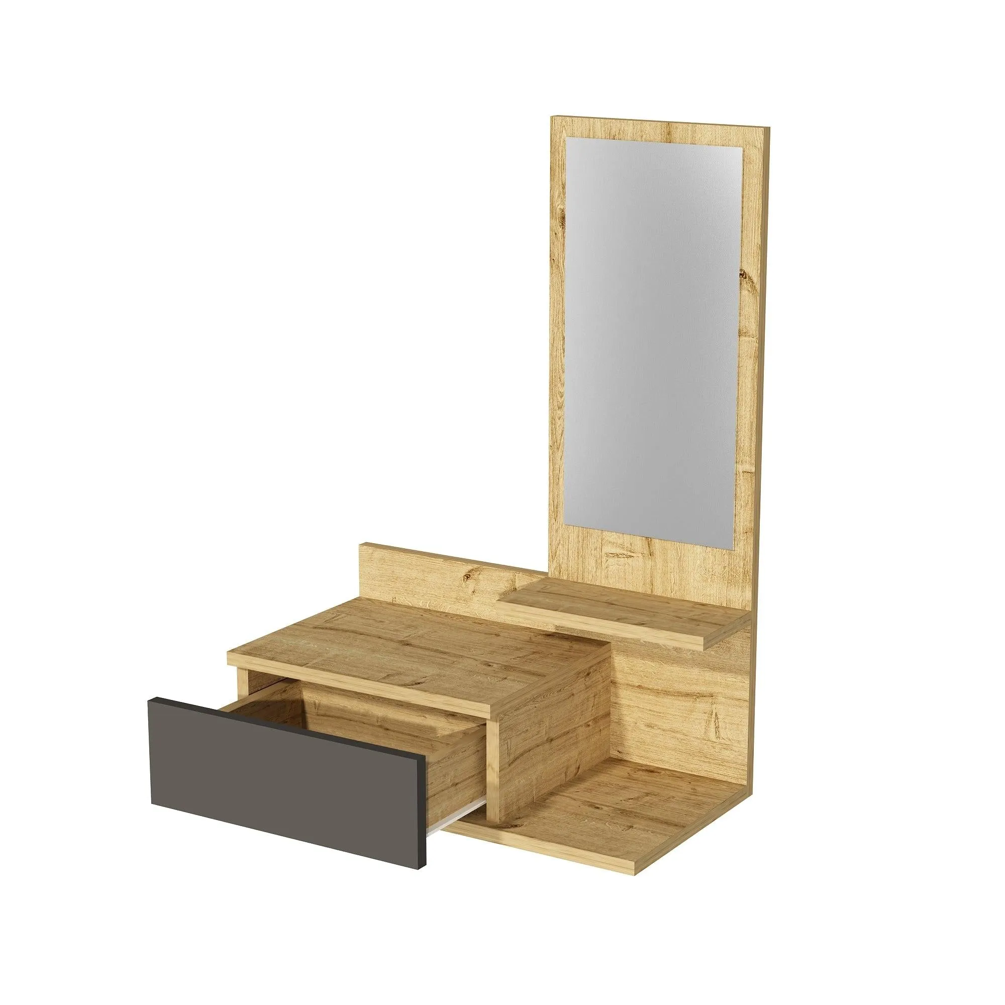 Console Table Dresuar with Drawer and Mirror Cielo