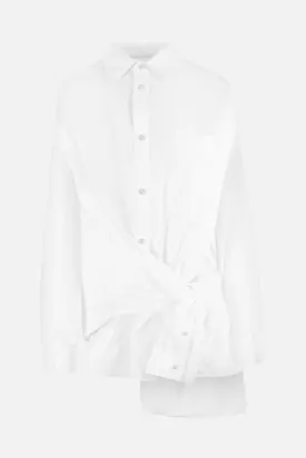 Cut-Up poplin shirt