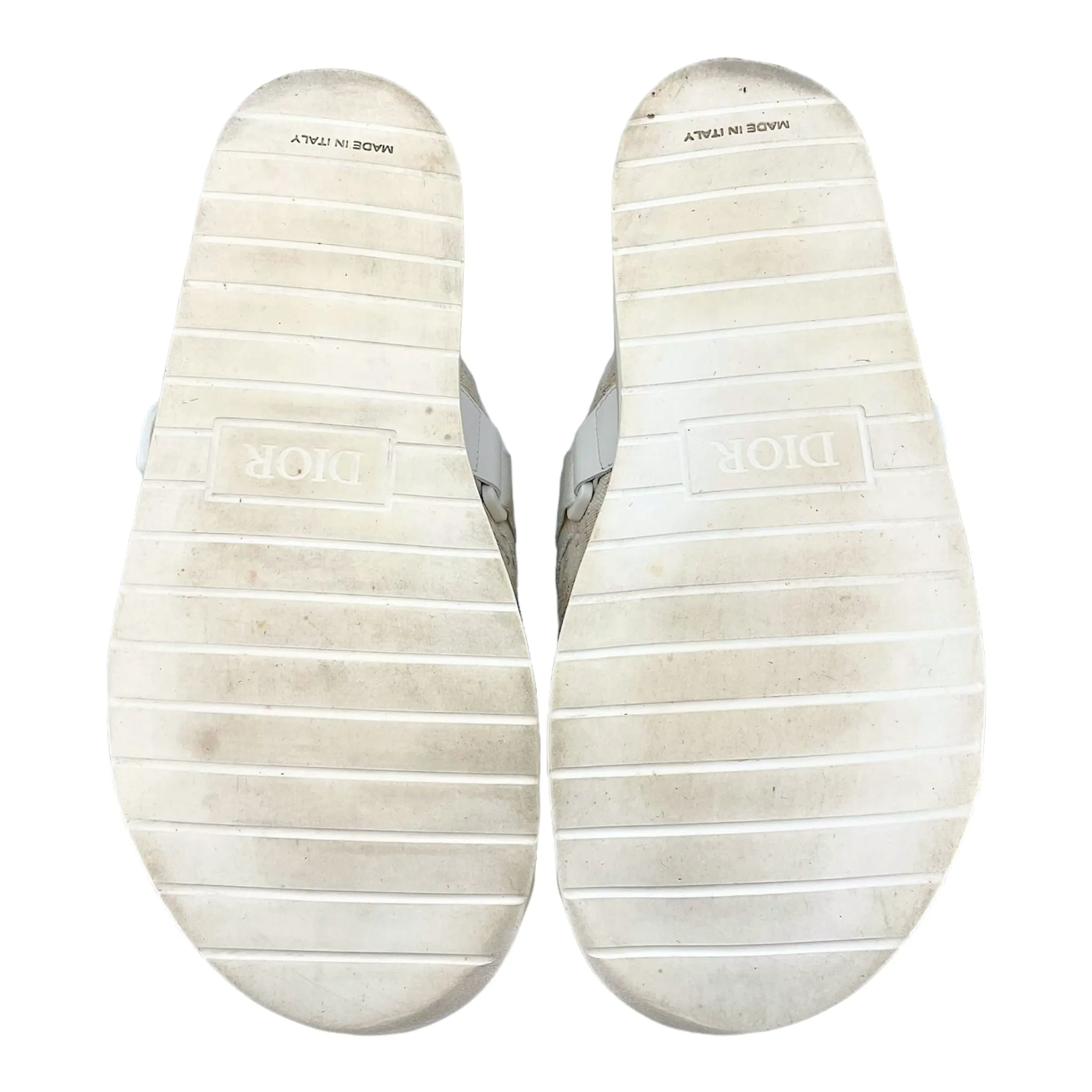 Dior Alpha Sandal Oblique White Pre-Owned