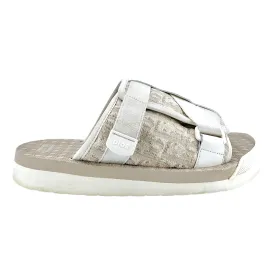 Dior Alpha Sandal Oblique White Pre-Owned