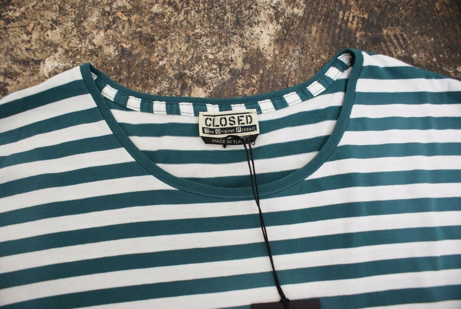 Green Striped T Shirt