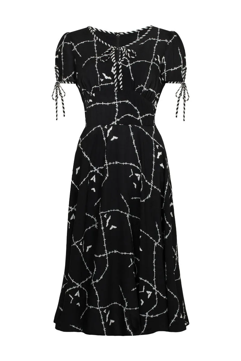 Hell Bunny Stitches Midi Dress Halloween Frankenstien