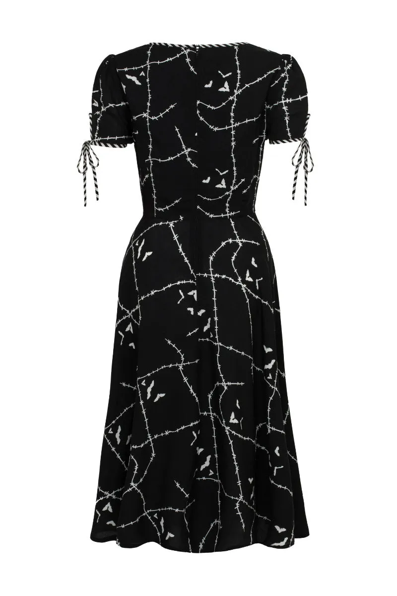 Hell Bunny Stitches Midi Dress Halloween Frankenstien