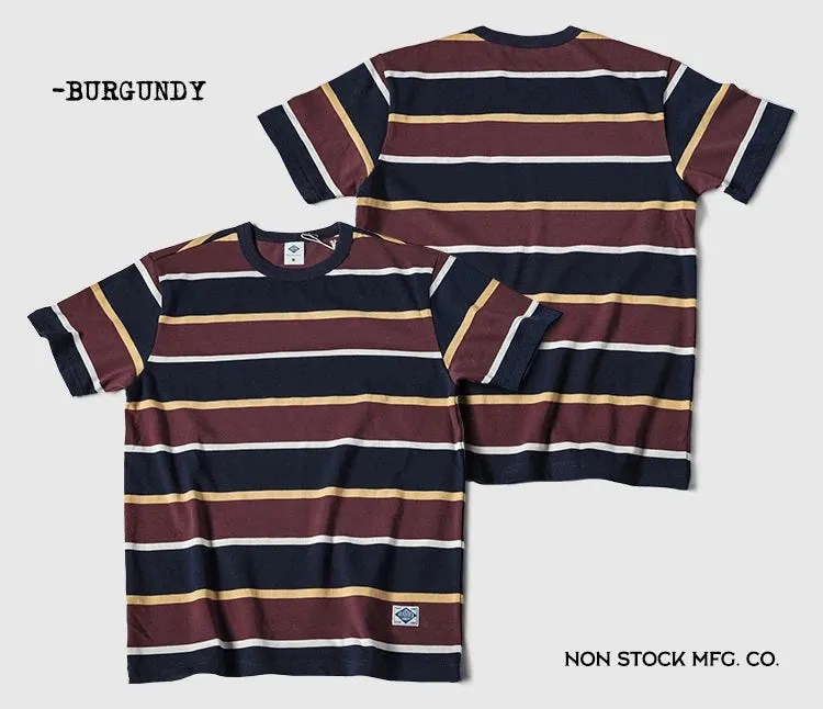 Ivy League Striped Crew Neck T-Shirt - Preppy Style