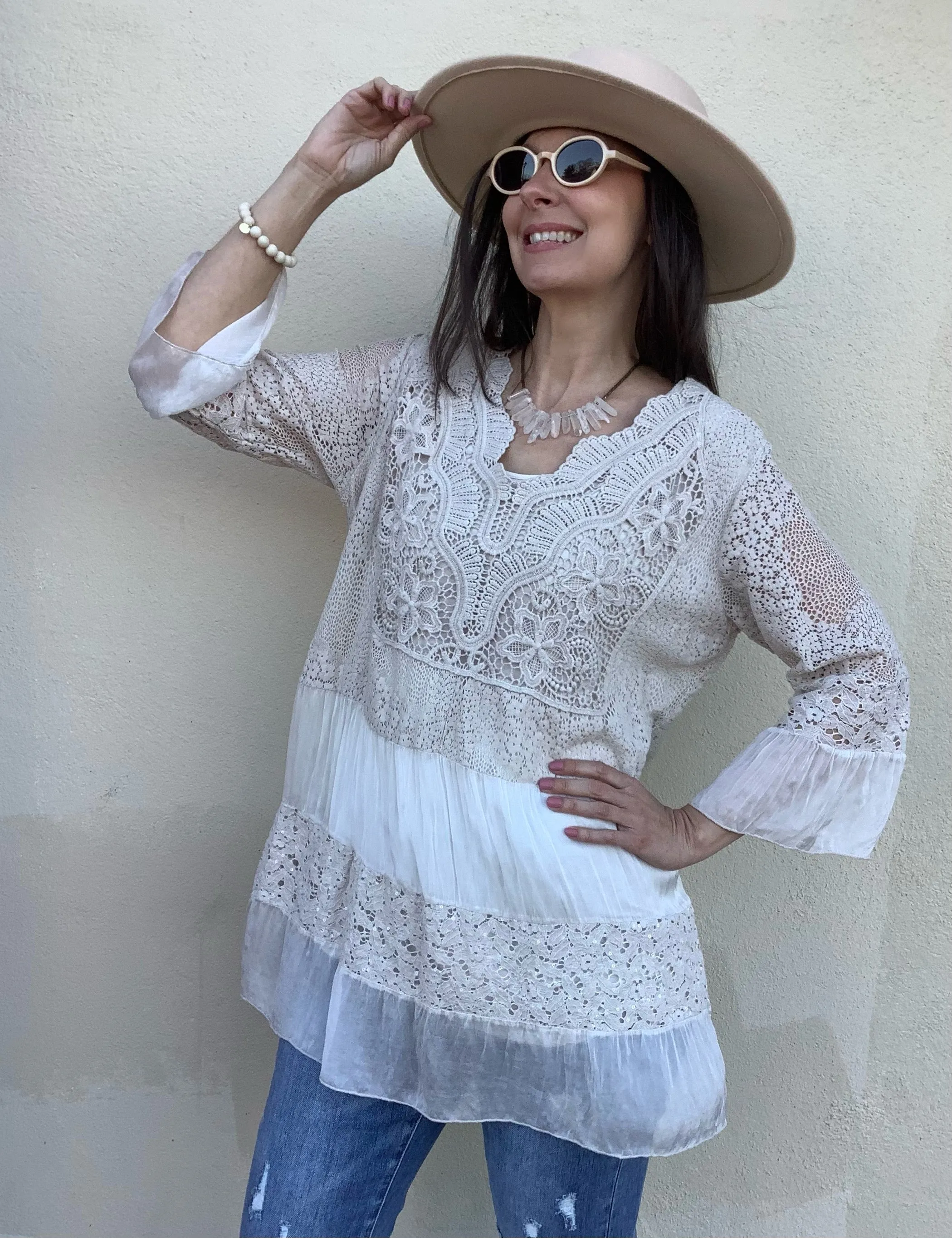 Joni Lace Tunic