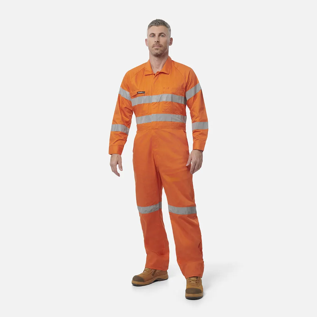 King Gee Originals Hi-Vis Lightweight Reflective Drill Work Overalls (K51305)