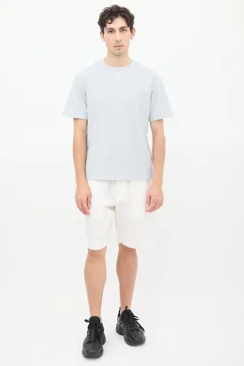 Light Blue Terry Oblique T-Shirt