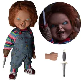 Mezco Toyz Child's Play Menacing Chucky Talking Mega-Scale 15-Inch Doll