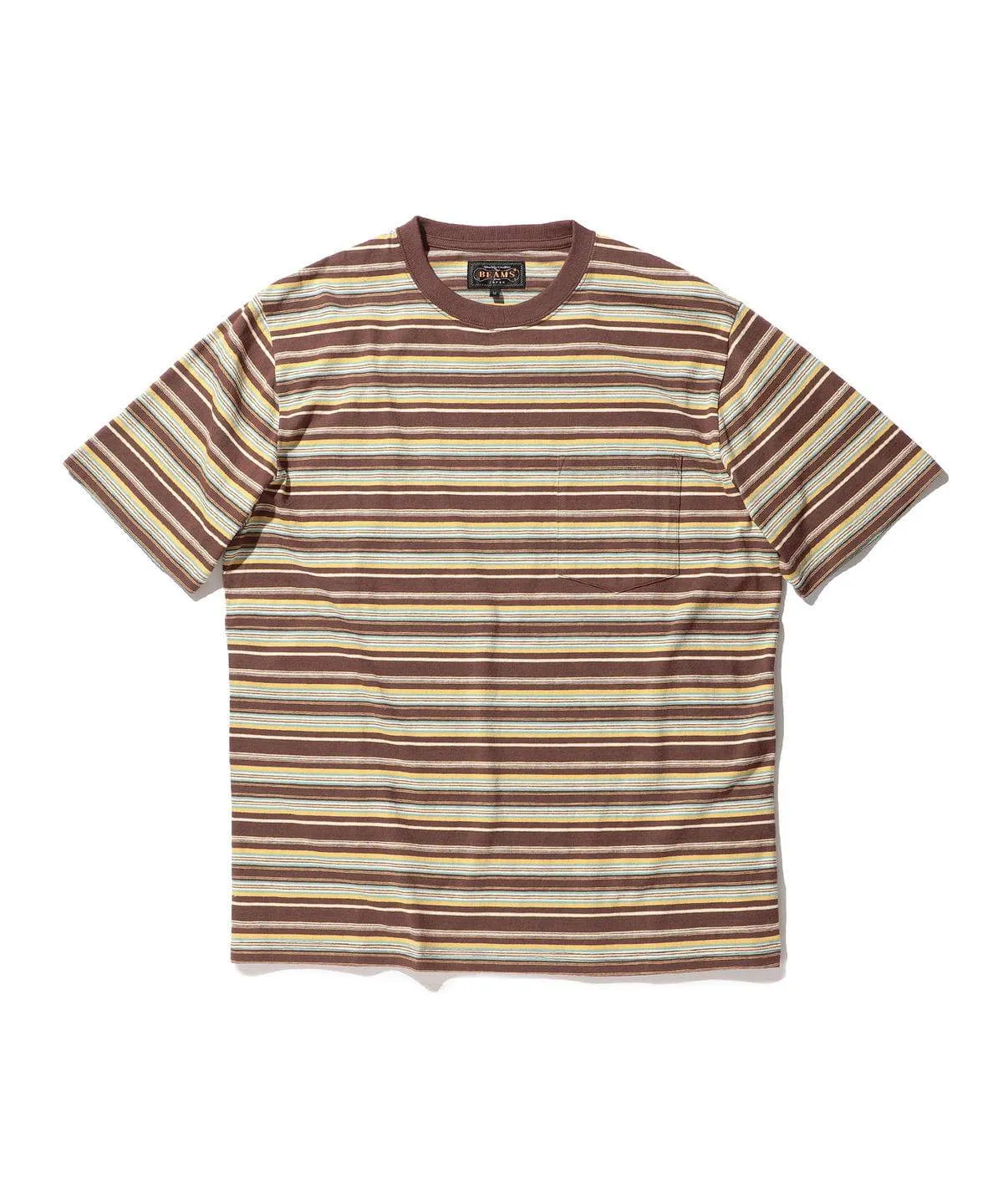 Multi Striped Pocket T-shirt