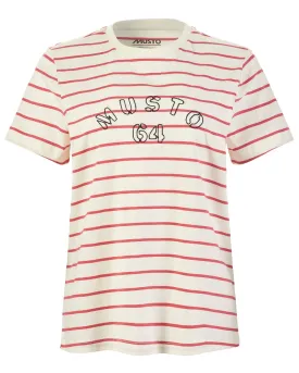 Musto Womens Classic Striped Short Sleeve T-Shirt