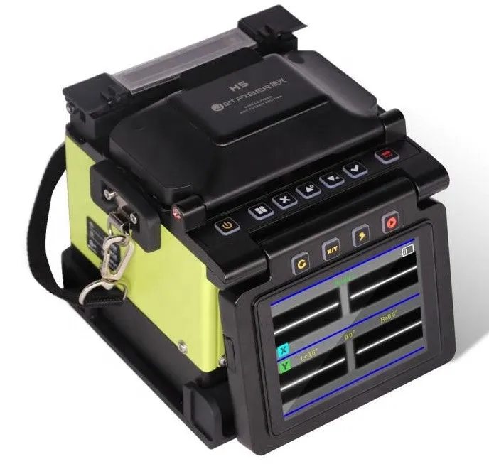 Optical fibre splicing JETFIBER H5 Core to core fusion splicer