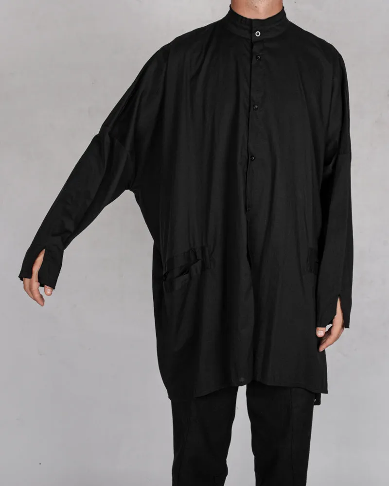 Oversize popeline shirt