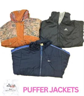 PUFFER JACKETS (The North Face, Adidas, Elesse, Reebok)