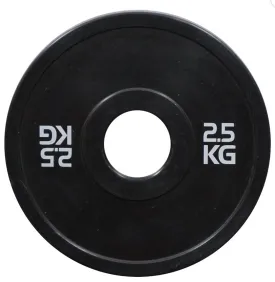 Ranac Olympic Weight Plates,Rubber Coated Bumper Plates,(51 MM Hole, 2.5Kg x 2 Pcs = Total Weight 5Kg)