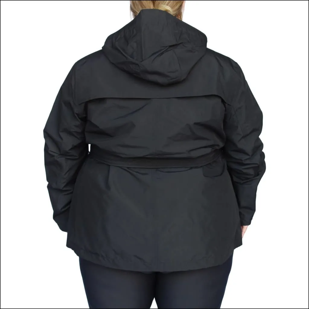 Snow Country Outerwear Women’s Rain Jacket  1X-6X Plus Size Short Trench Coat Manchester