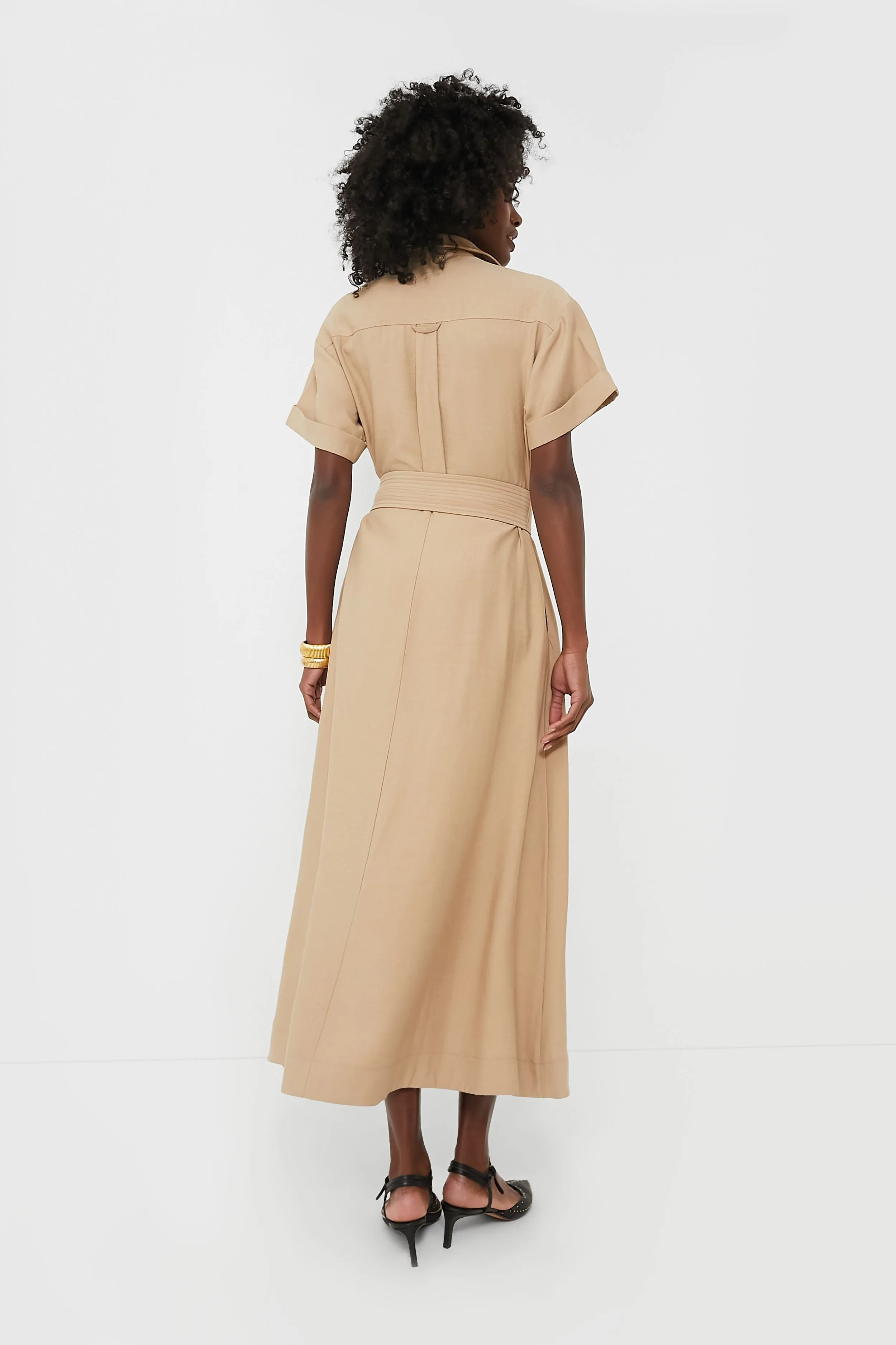 Tan Lucienne Maxi Dress