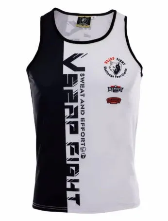 Vszap VTT027 Muay Thai Boxing Quick Dry Vest Tank Top S-4XL 2 Colours Unisex