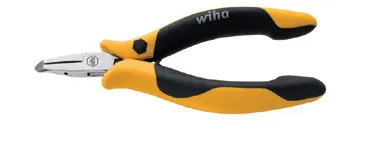 Wiha Oblique End Cutting Nippers Professional ESD 4.1/4" /  110mm